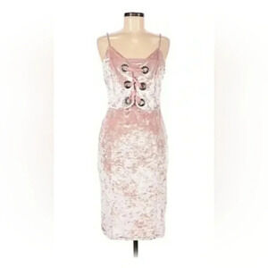 Project Runway | Crushed Velvet Midi Bodycon Dress